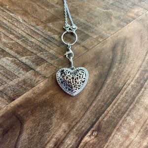Origami Owl moodology heart necklace